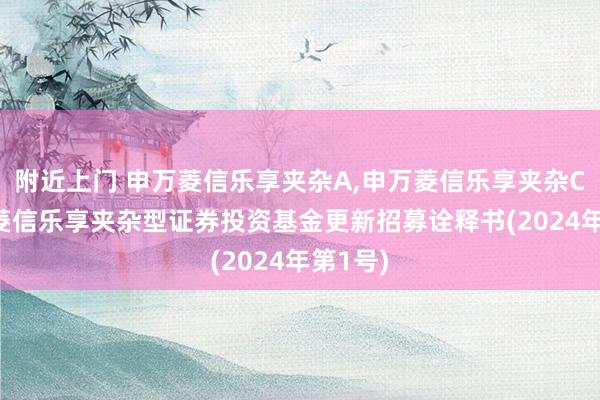 附近上门 申万菱信乐享夹杂A,申万菱信乐享夹杂C: 申万菱信乐享夹杂型证券投资基金更新招募诠释书(2024年第1号)
